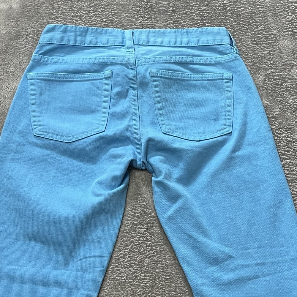 J.Crew Jeans Womens 24 Blue Cropped Matchstick Low RIse Preppy Denim - Picture 11 of 12